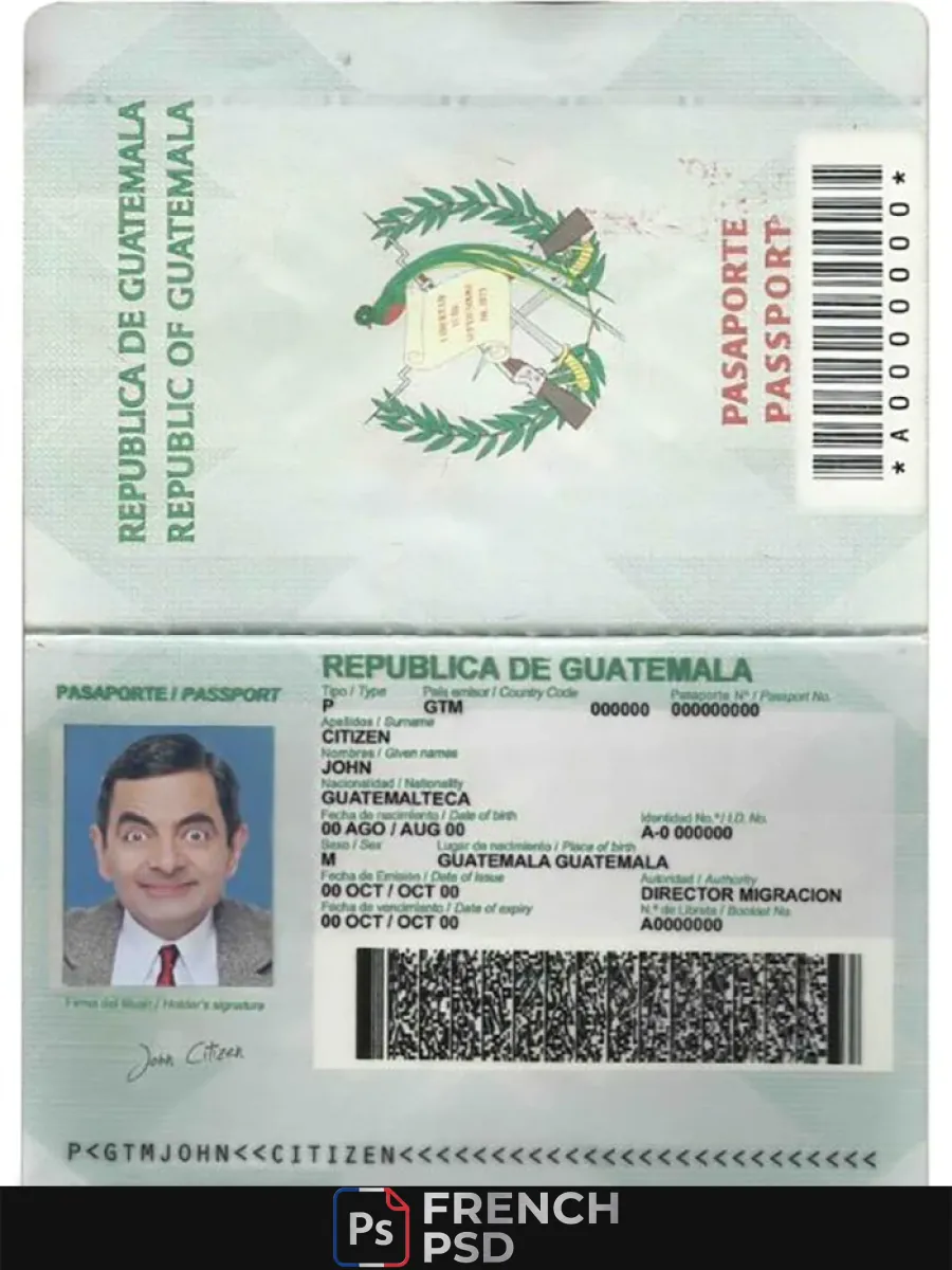Guatemala passeport — Passeports
