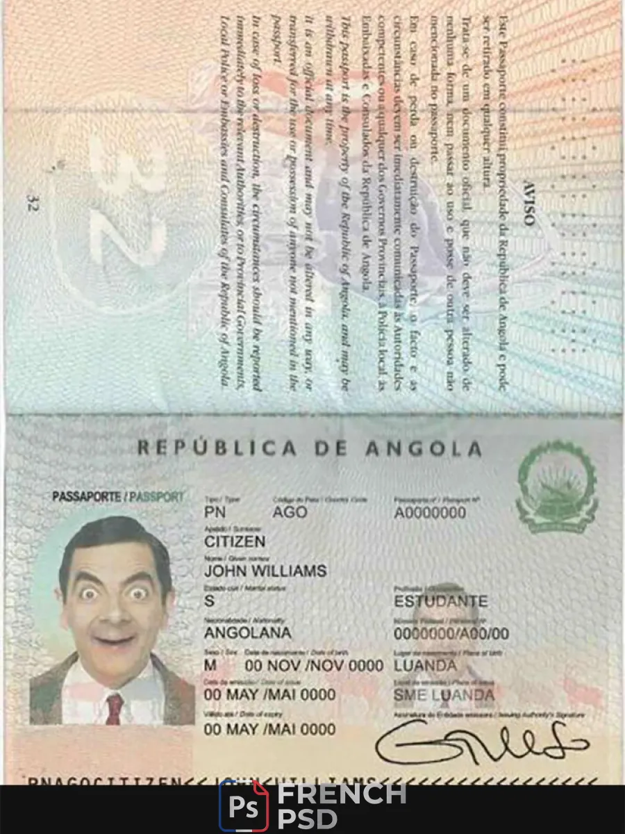Angola passeport — Passeports