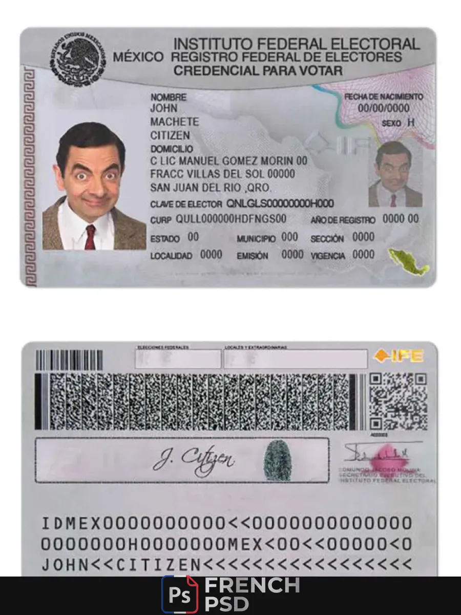Mexique Id — Cartes d'identité