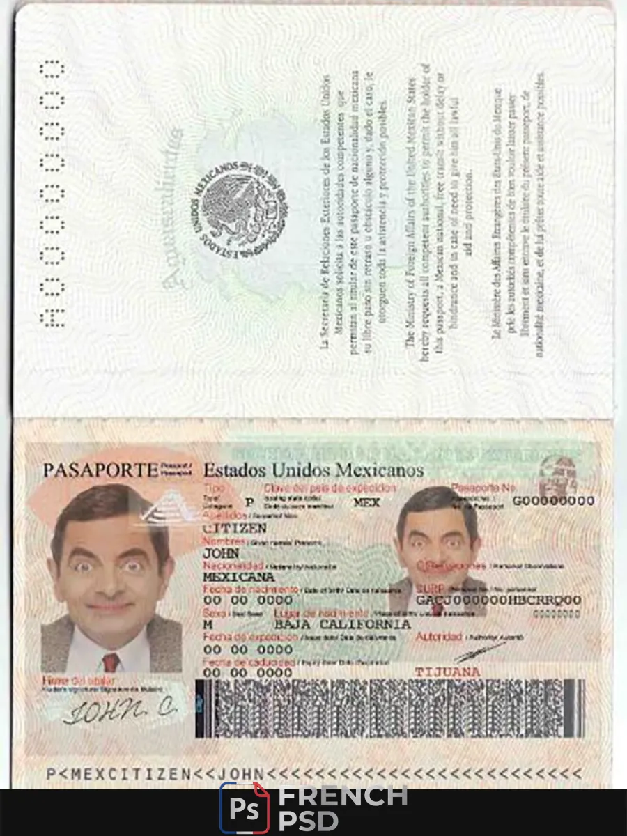 Mexique passeport — Passeports