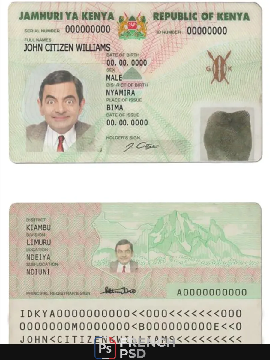 Kenya Id — Cartes d'identité