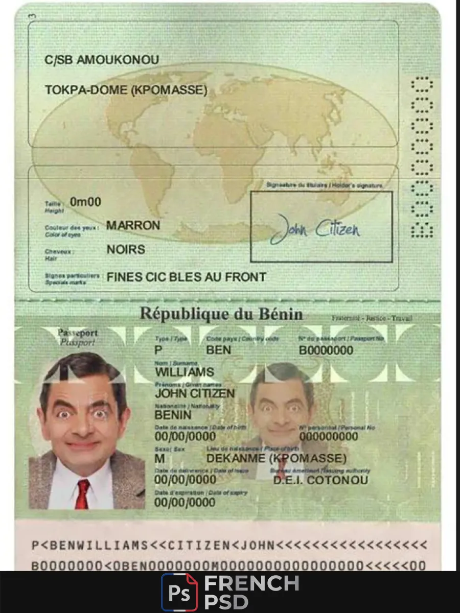 Bénin passeport — Passeports