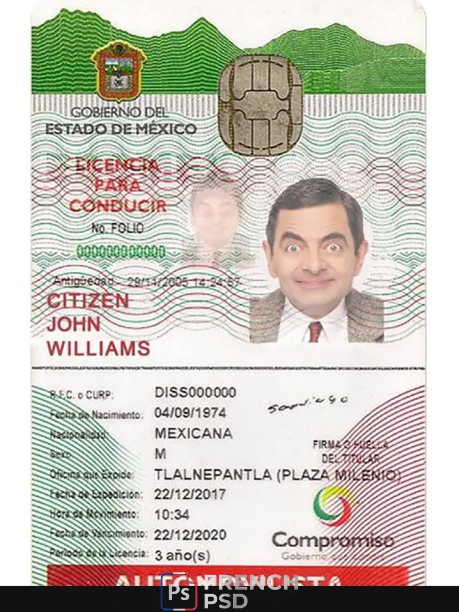 Mexique Id version 2 — Cartes d'identité
