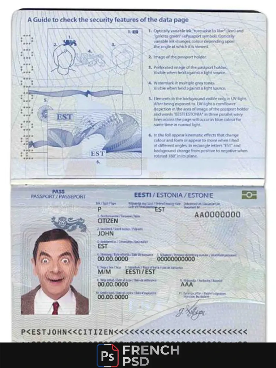 Estonie passeport — Passeports
