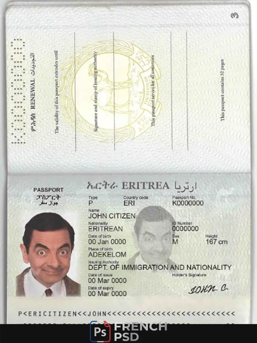 Érythrée passeport — Passeports