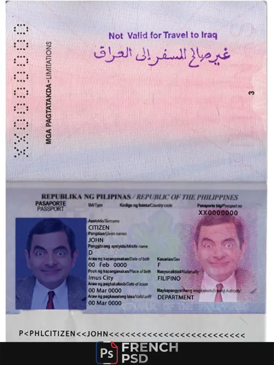 Philippines passeport version 2 — Passeports