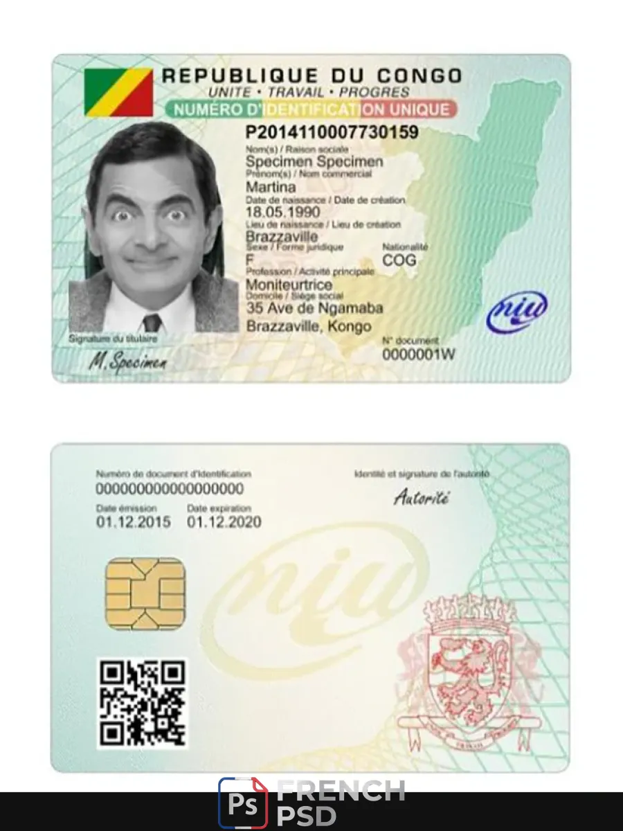 Congo carte d'identité — Cartes d'identité