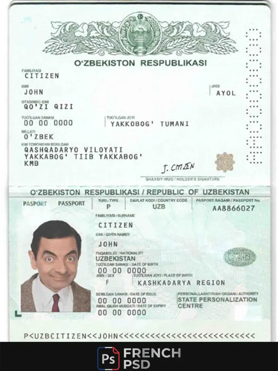 Ouzbékistan passeport — Passeports