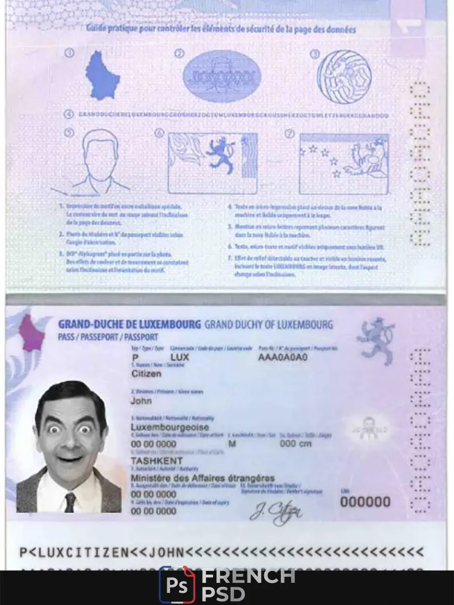Luxembourg passeport — Passeports
