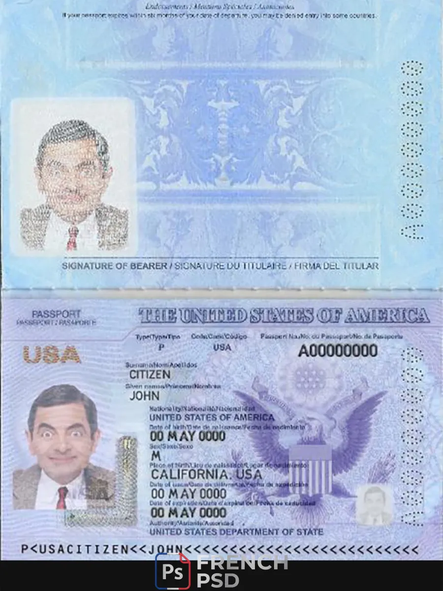 États-Unis passeport nouveau 2020 — Passeports