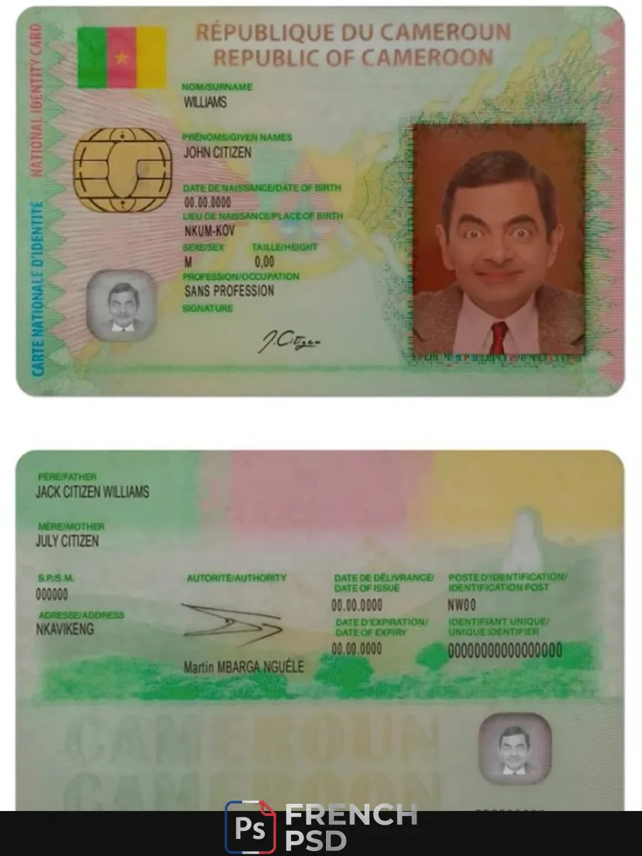 Cameroun Id — Cartes d'identité