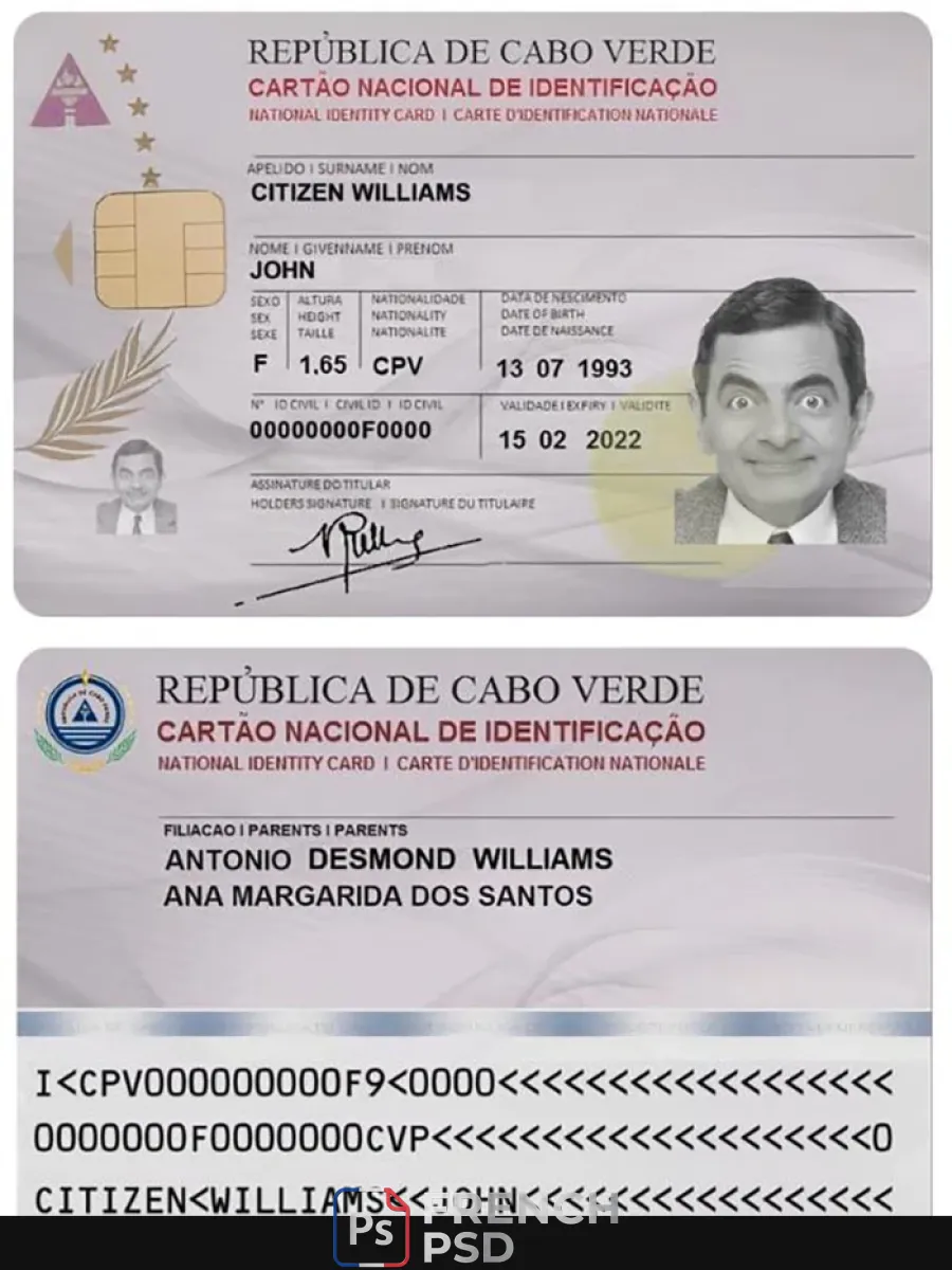 Cap Vert carte d'identité — Cartes d'identité