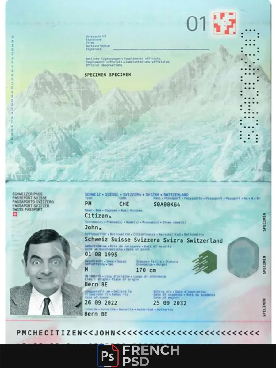 Suisse nouveau passeport — Passeports