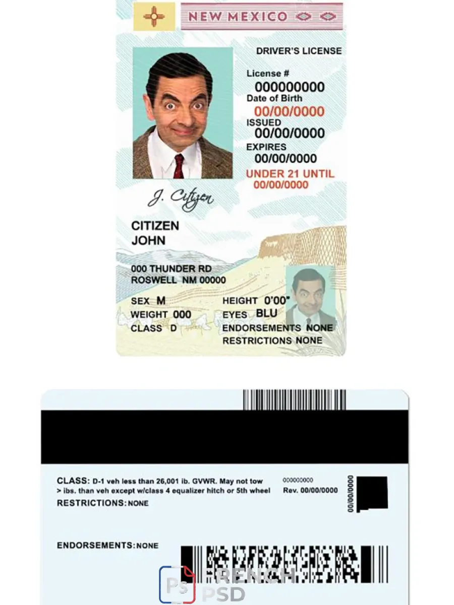 Nouveau Mexique U21 Dl — Permis de conduire