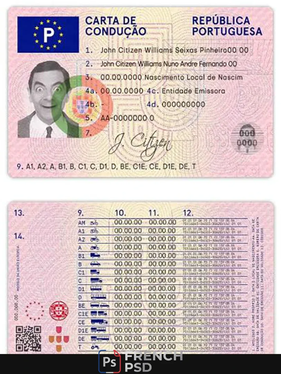 Portugal permis de conduire
