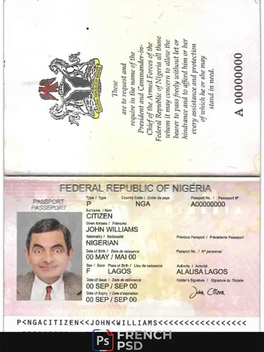 Nigéria passeport 2007 2019 — Passeports
