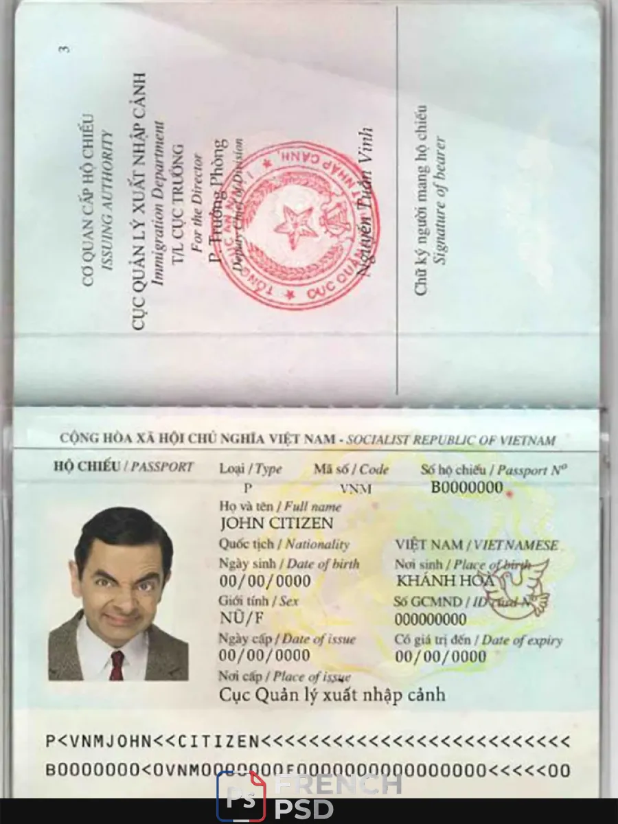 Vietnam passeport — Passeports