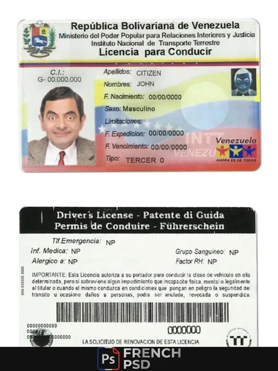Venezuela permis de conduire — Permis de conduire