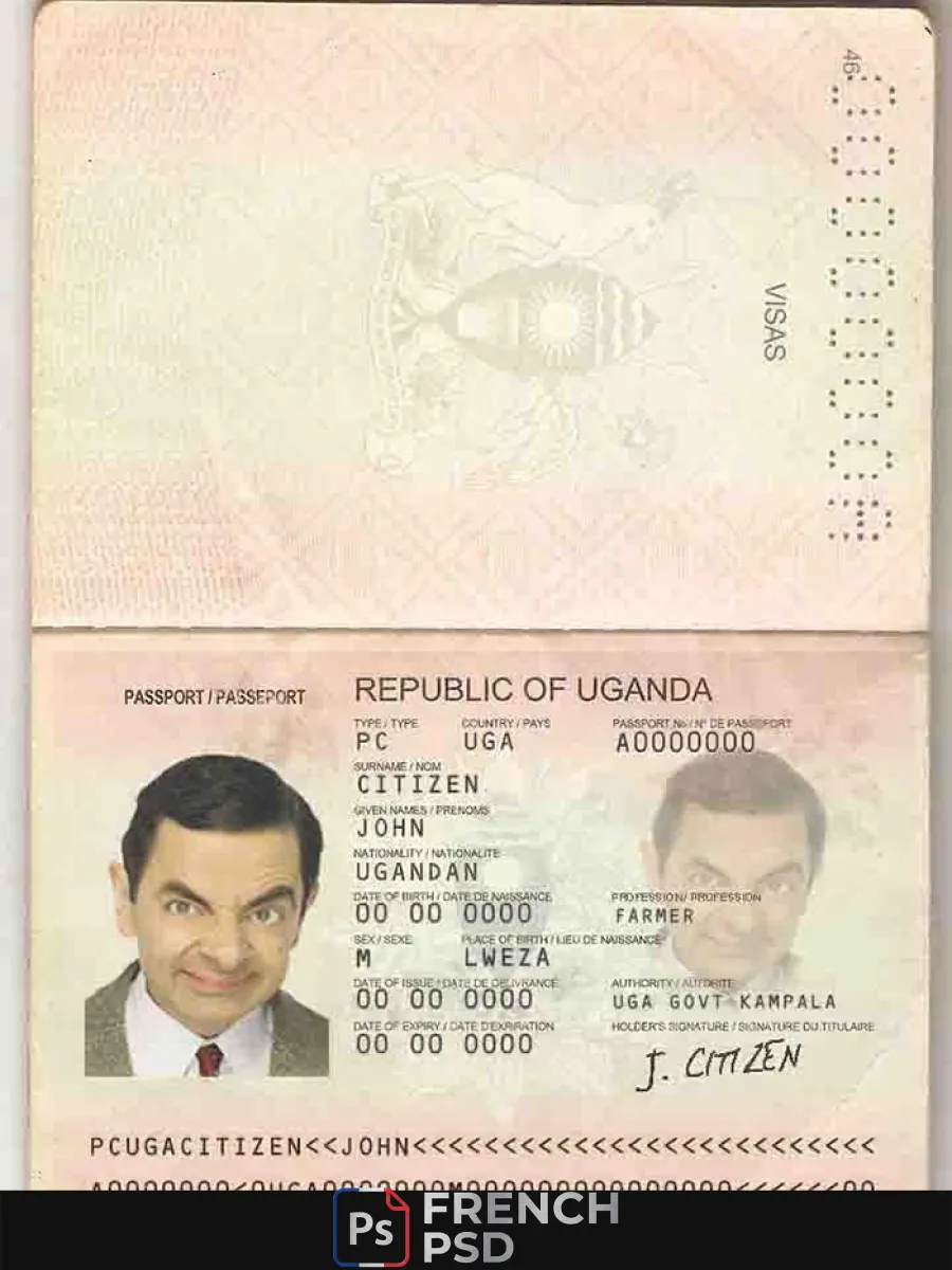 Ouganda passeport — Passeports