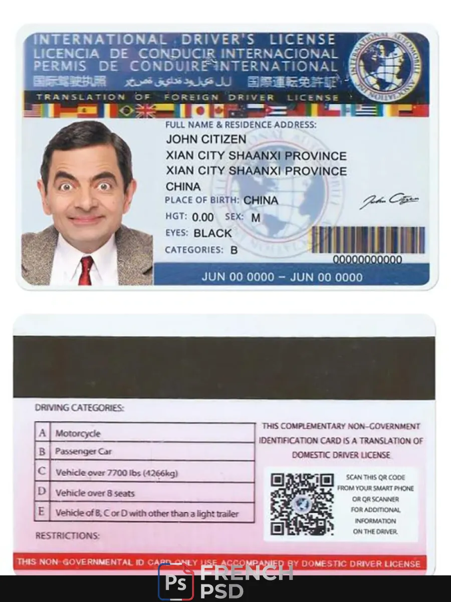 Internationaldl version2 — Permis de conduire