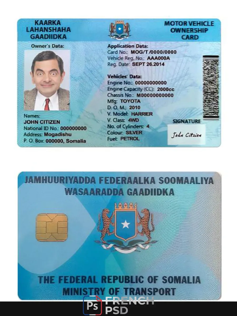 Somalie permis de conduire — Permis de conduire