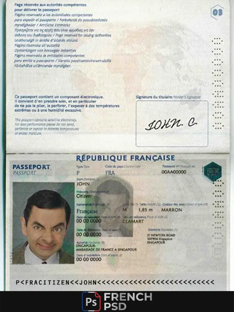 France passeport — Passeports