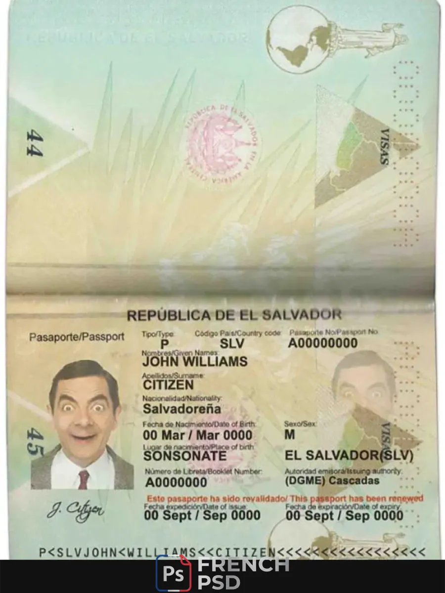 Salvador passeport — Passeports