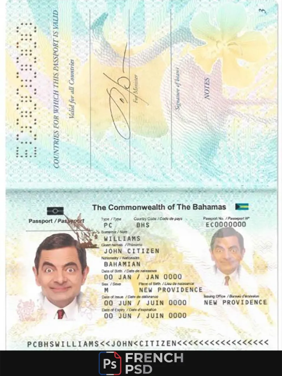 Bahamas passeport — Passeports