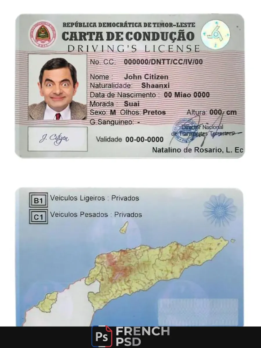 Timor Leste permis de conduire — Permis de conduire