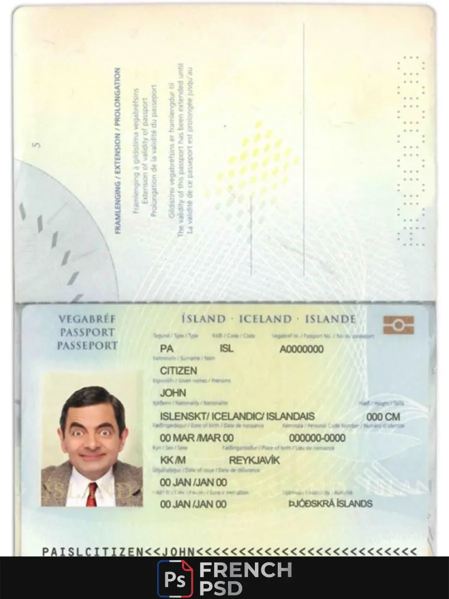 Islande passeport — Passeports