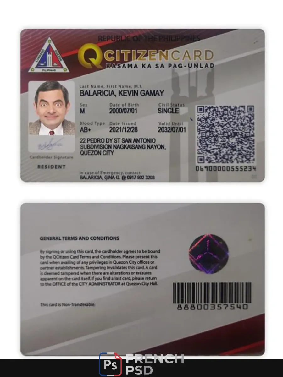 Philippines Citizen carte d'identité