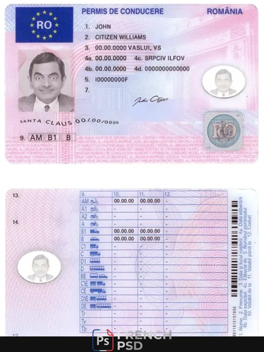 Roumanie permis de conduire — Permis de conduire