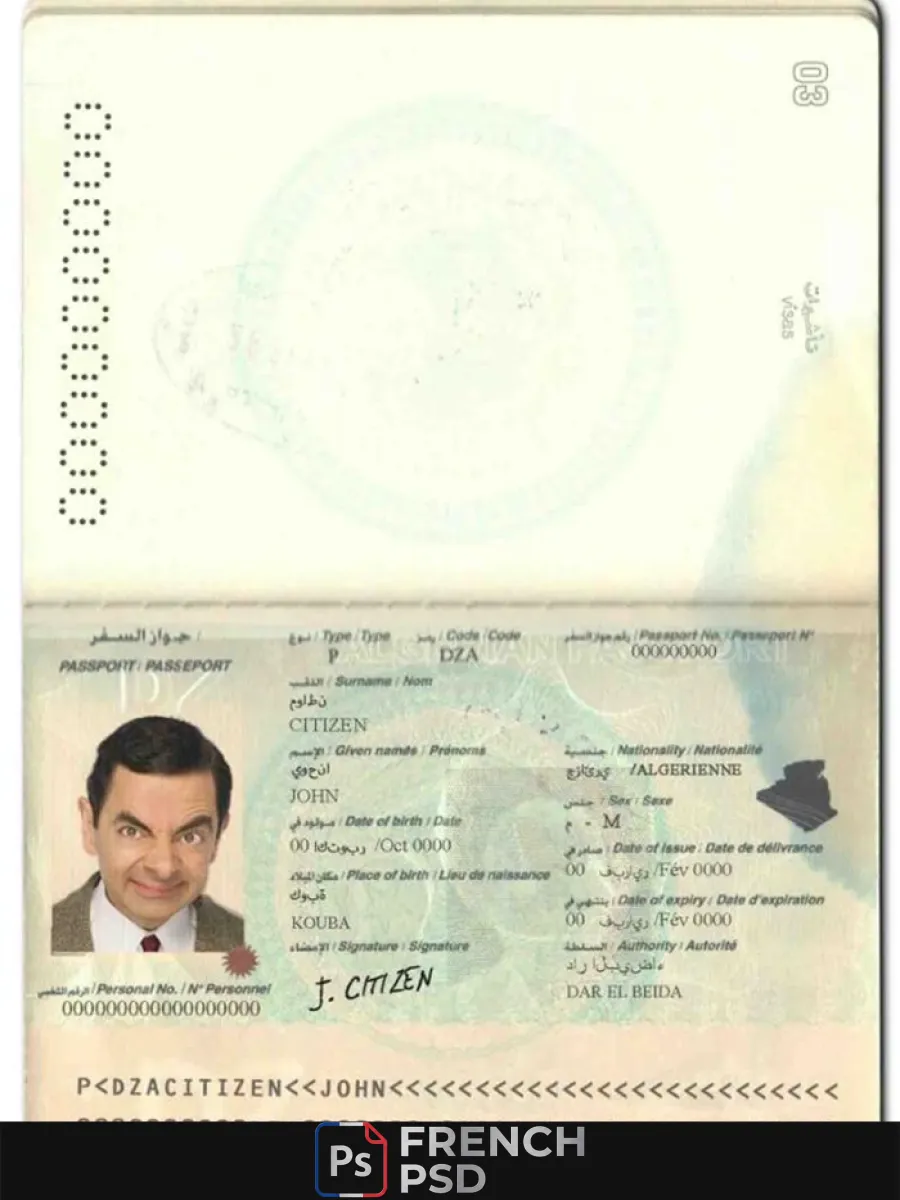 Algérie passeport — Passeports