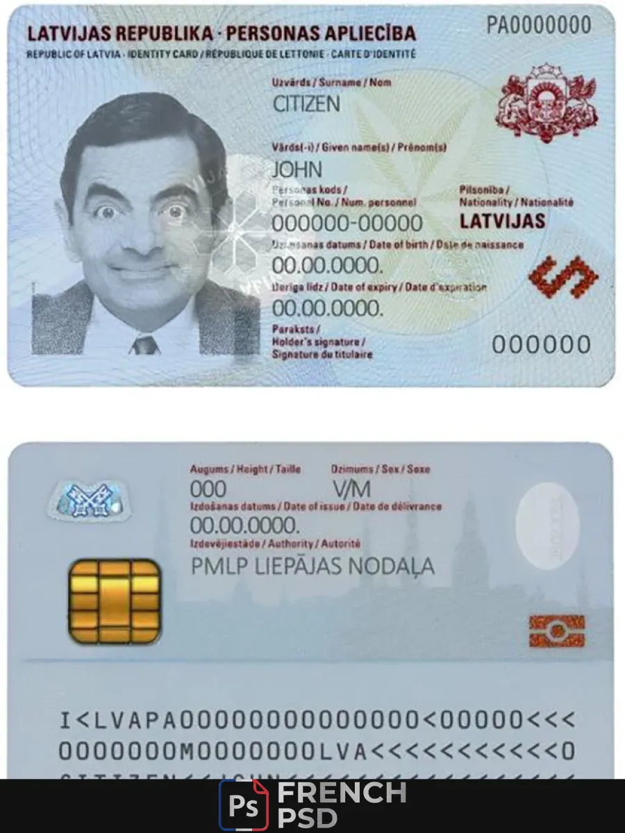 Lettonie Id — Cartes d'identité