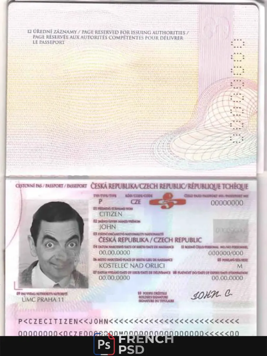 Tchèque passeport — Passeports